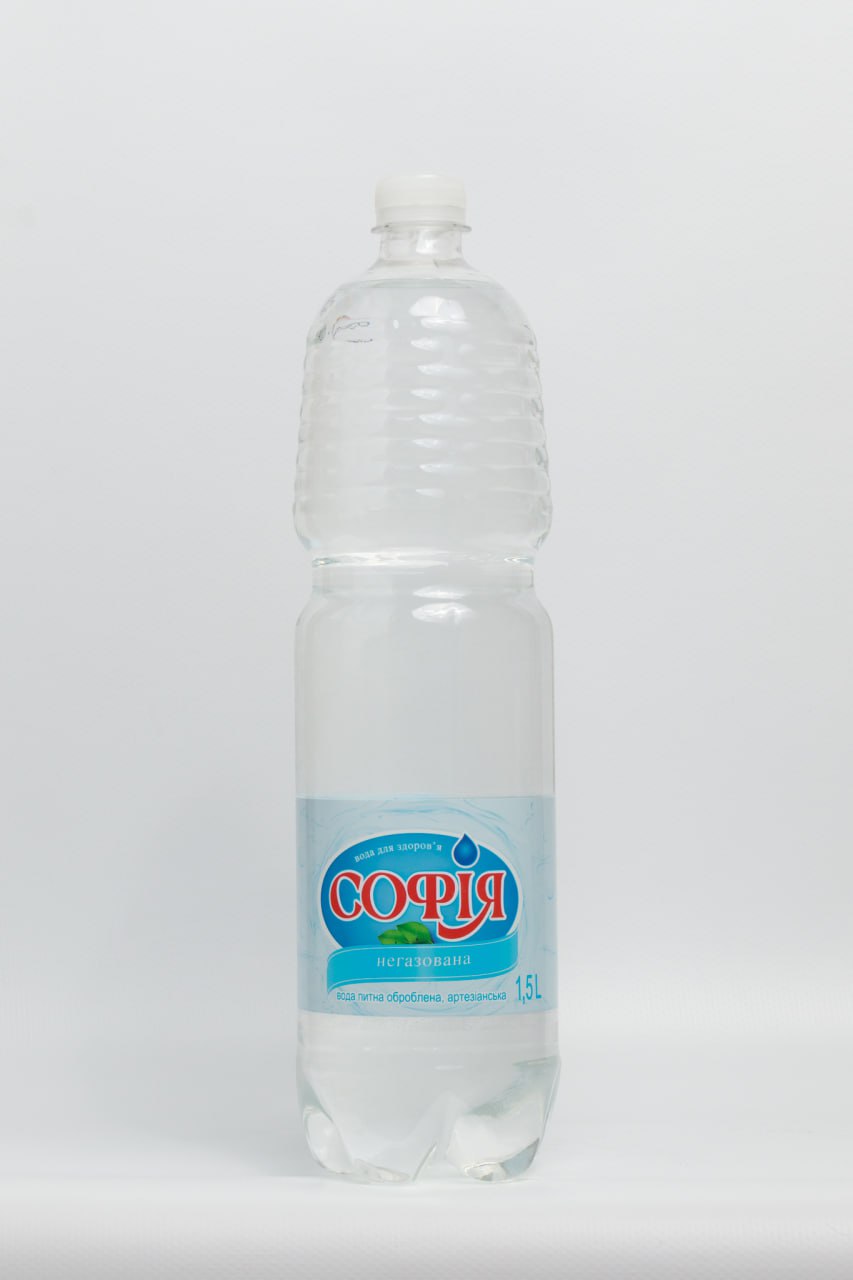 Вода питна артезіанська СОФІЯ негазована 1,5 л.